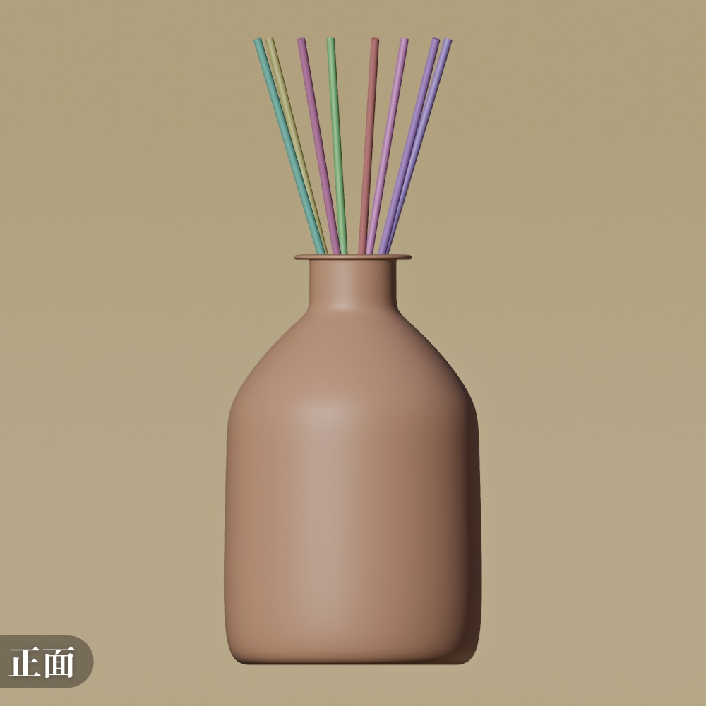 【¥100】シンプルなディフューザー リードディフューザー【VRChat/Blender】