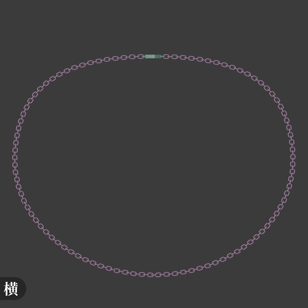 【¥100】ローポリのハート型ブレスレット 3Dモデル【VRChat/Blender】