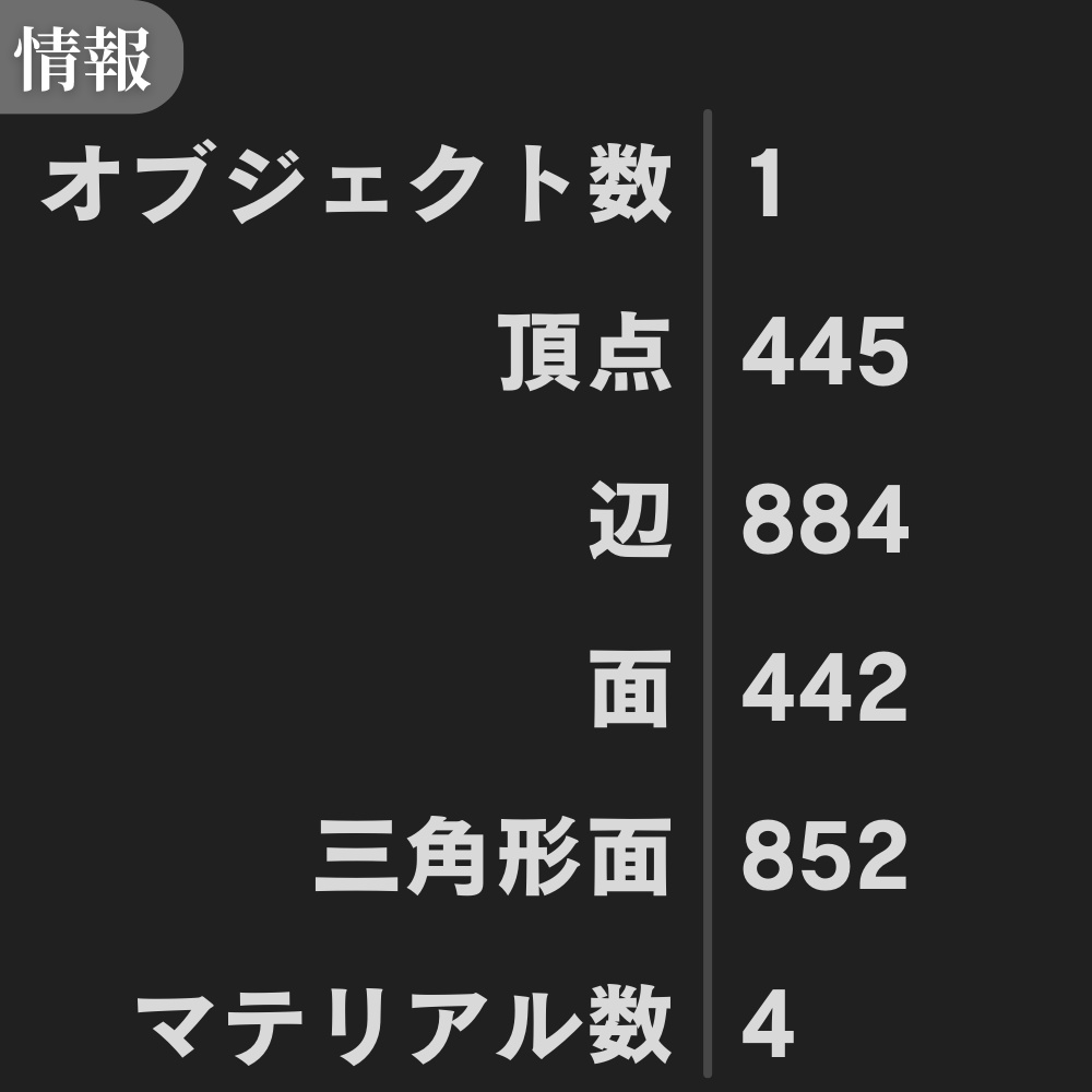 【¥100】多機能ペン 3色ペン 3Dモデル【VRChat/Blender】