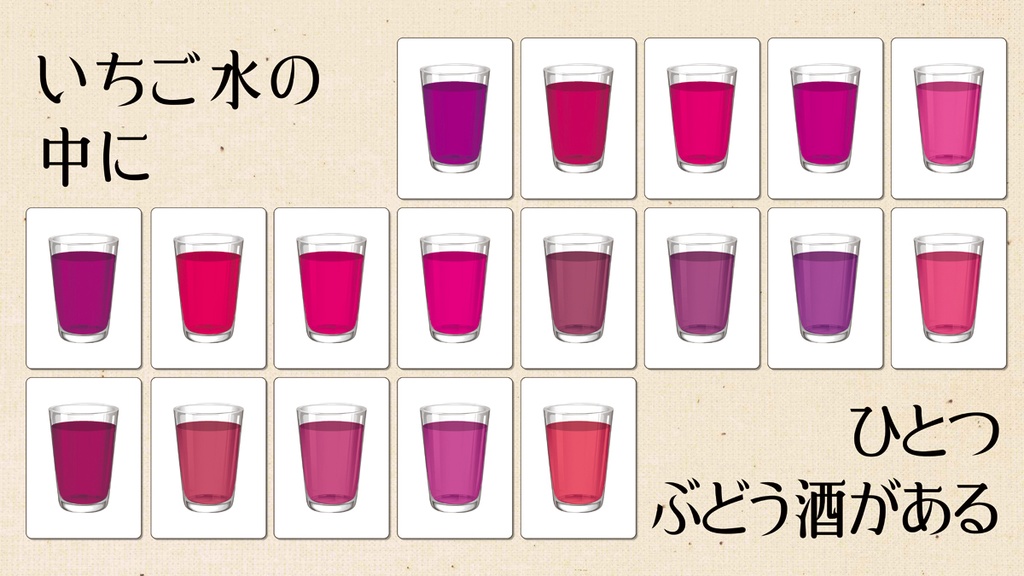 アンとダイアナのいちご水