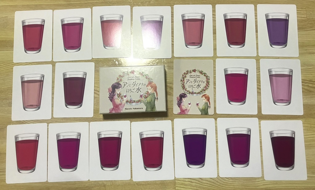 アンとダイアナのいちご水