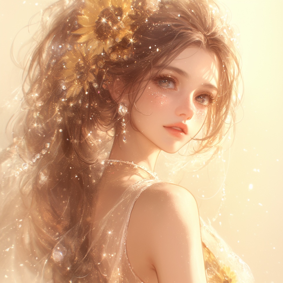 【AI女神アイコン素材16枚】幻想的・スピリチュアルな光の女神たち/SNS・LINE・スマホ壁紙などに