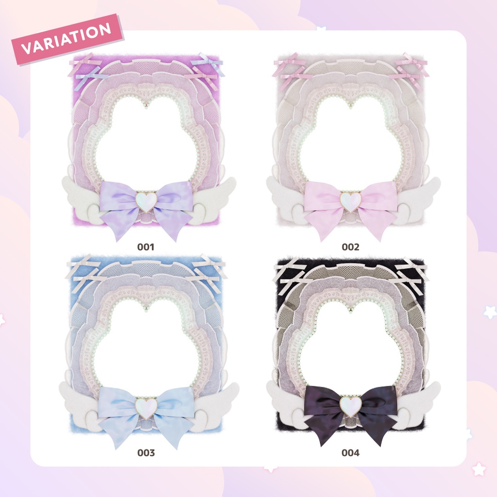 【無料】フレーム素材 うしゃぁ型抜き