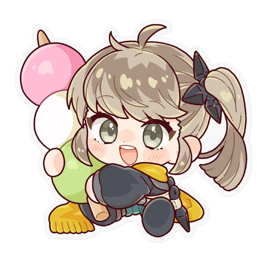 ぺたぺたすてっかー(クリア)