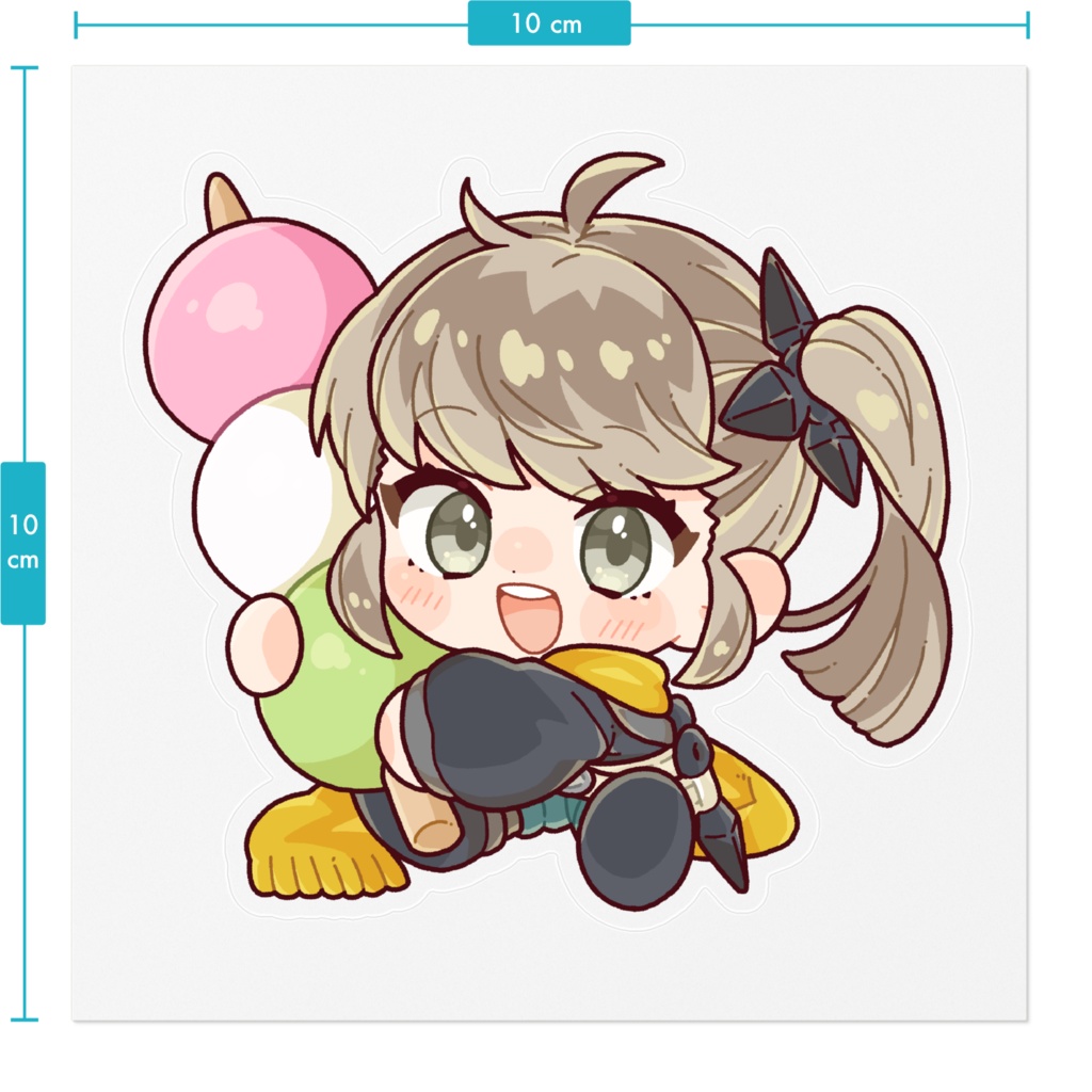 ぺたぺたすてっかー(クリア)