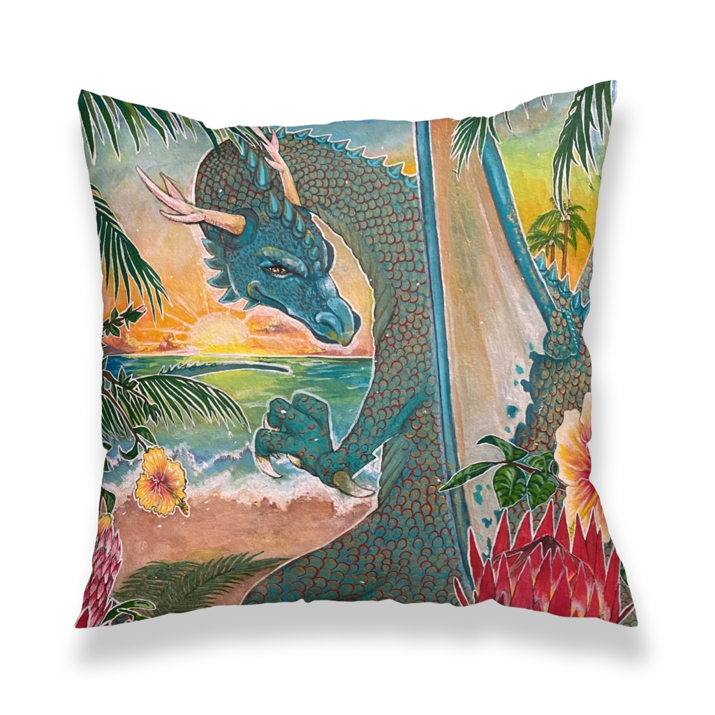 竜の翼休め/Dragon’s wings rest クッションカバー