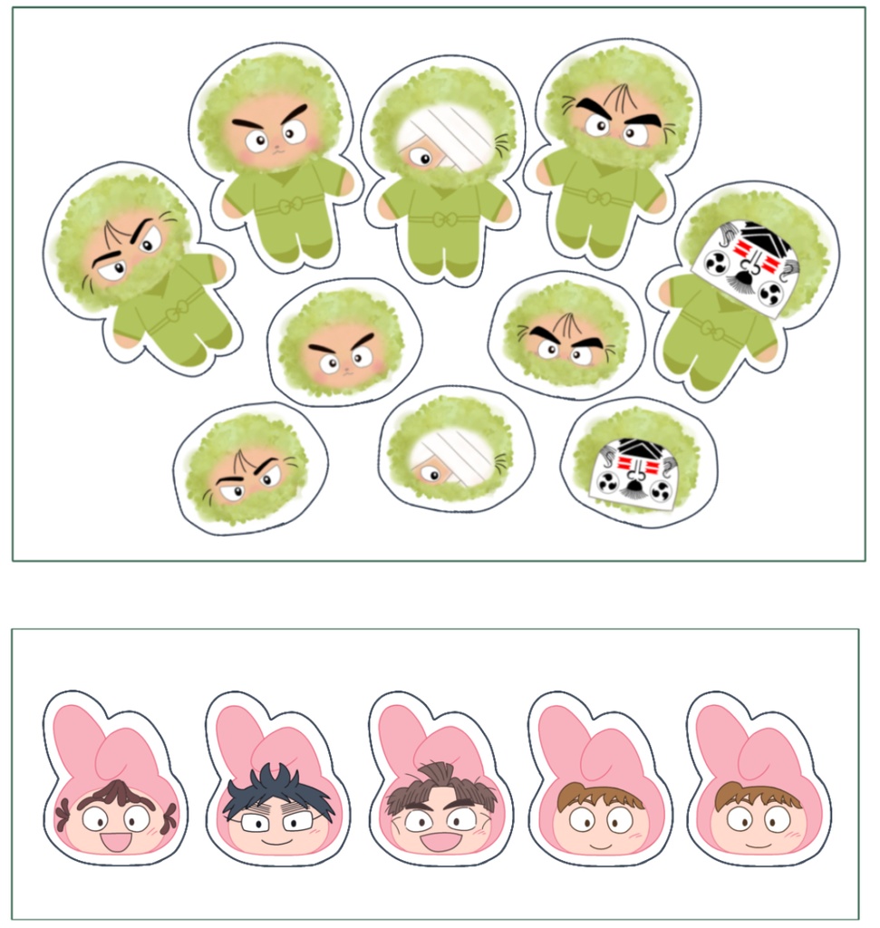 フレークシールセット