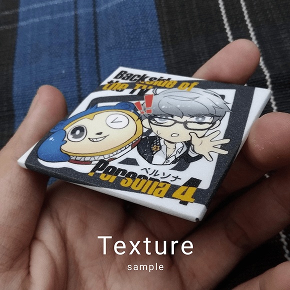 Backside of the TV バッジ (P4)