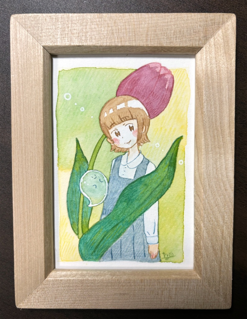 【ミニ原画】チューリップ