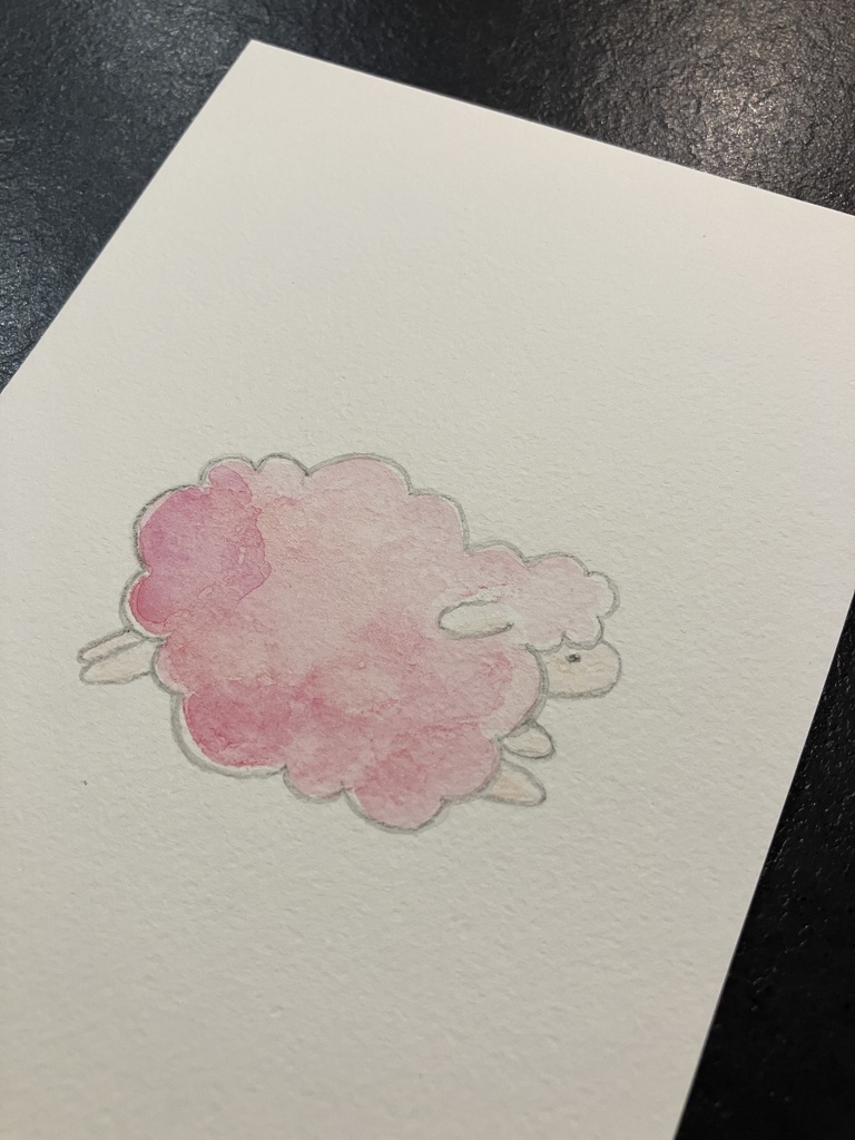 【額なし原画】Colored Sheep