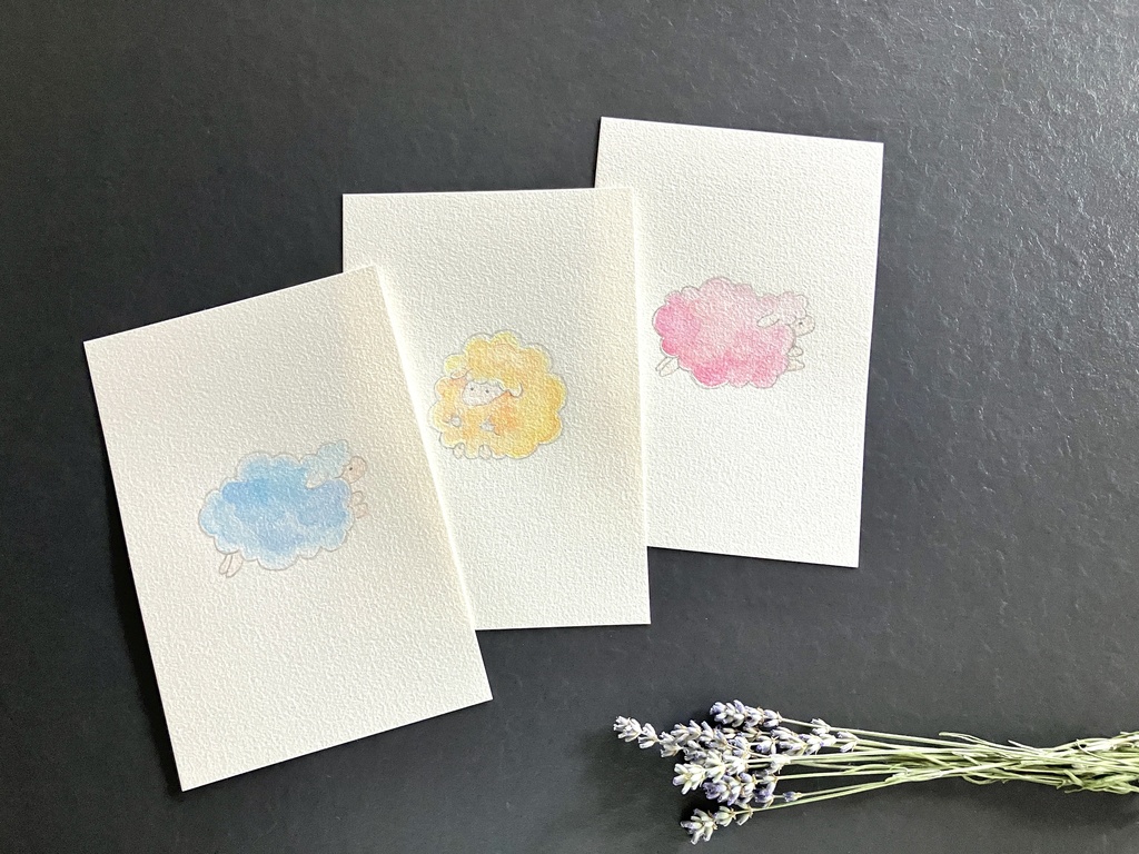 【額なし原画】Colored Sheep