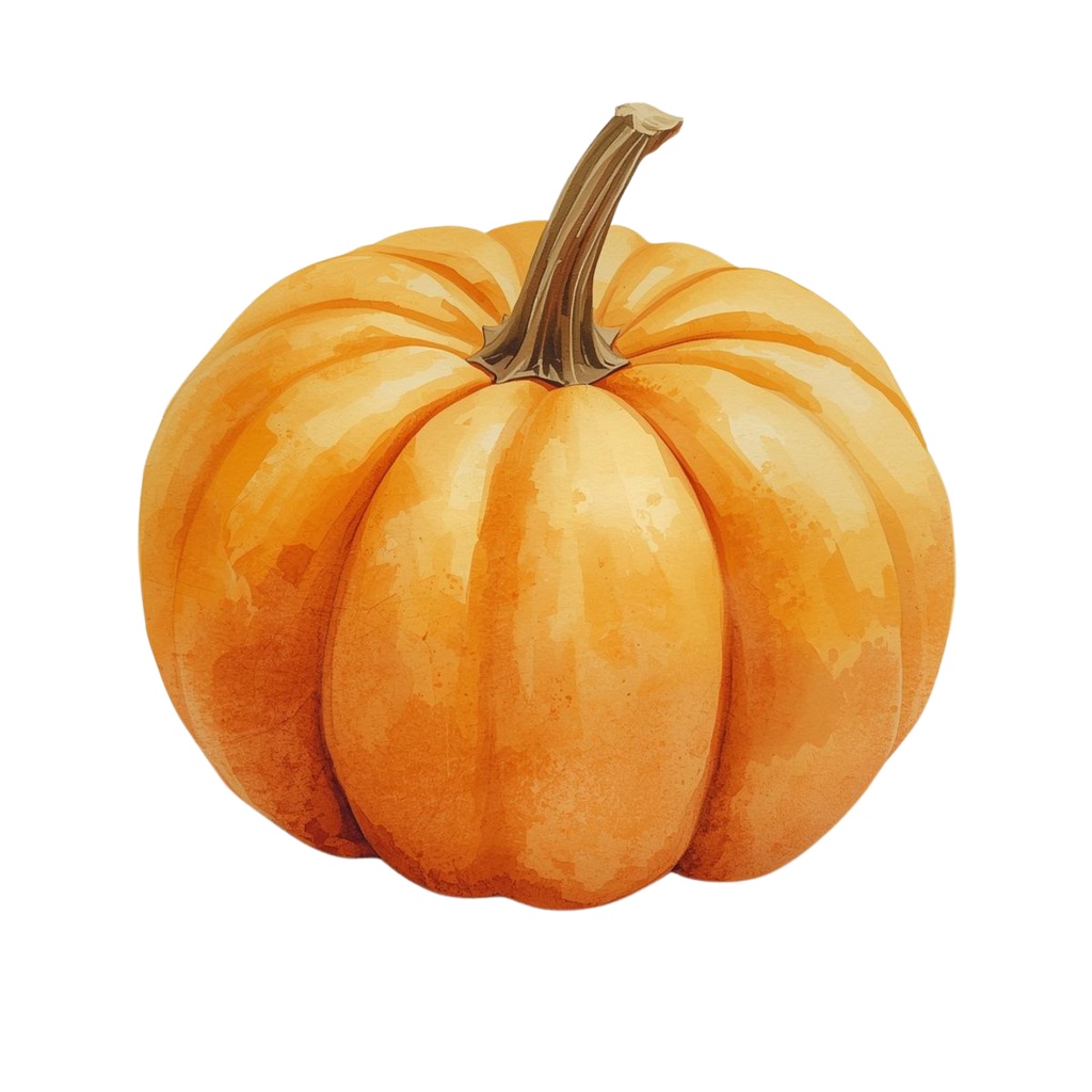 水彩画風アンティークなかわいい野菜シリーズクリップアート (PNG形式)