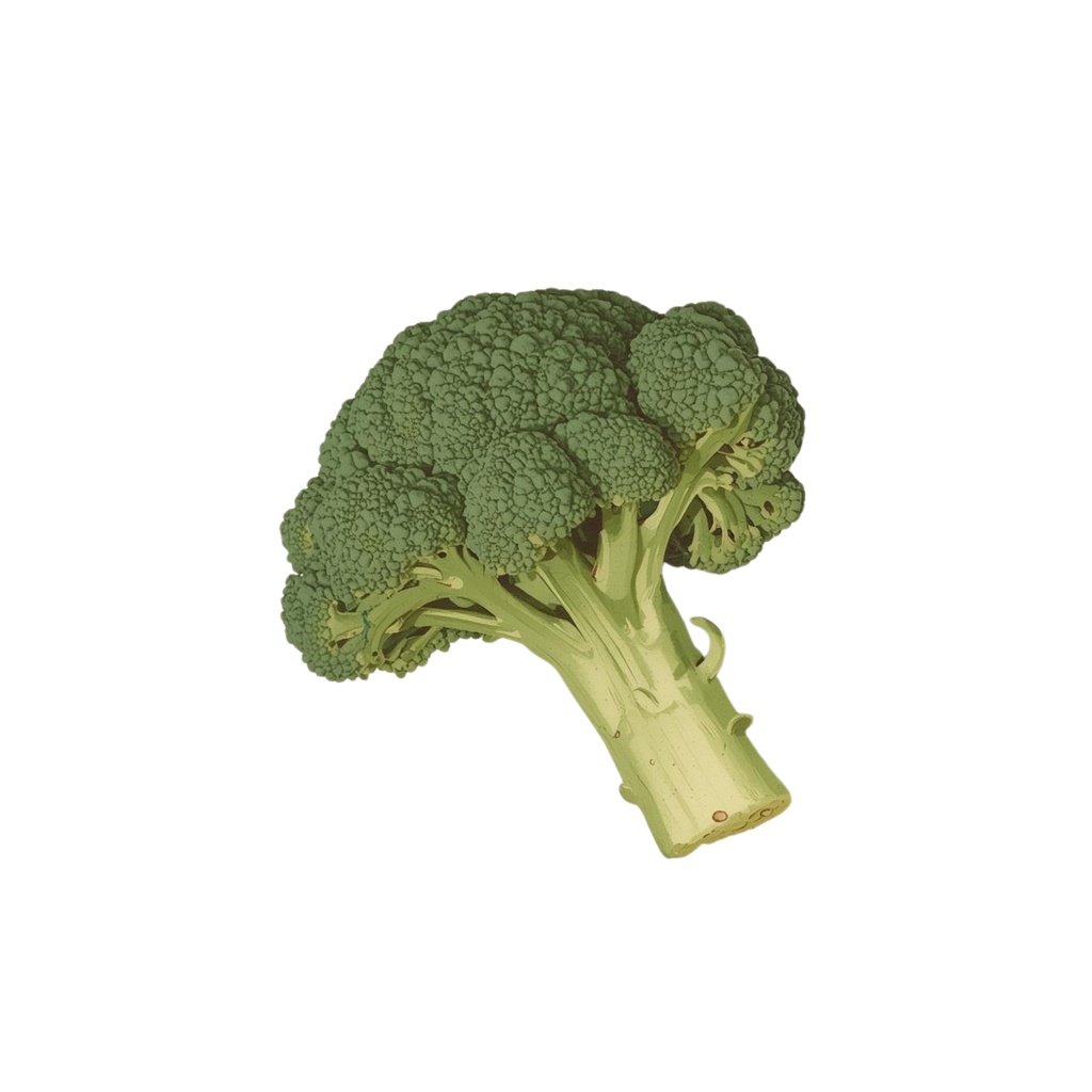 水彩画風アンティークなかわいい野菜シリーズクリップアート (PNG形式)