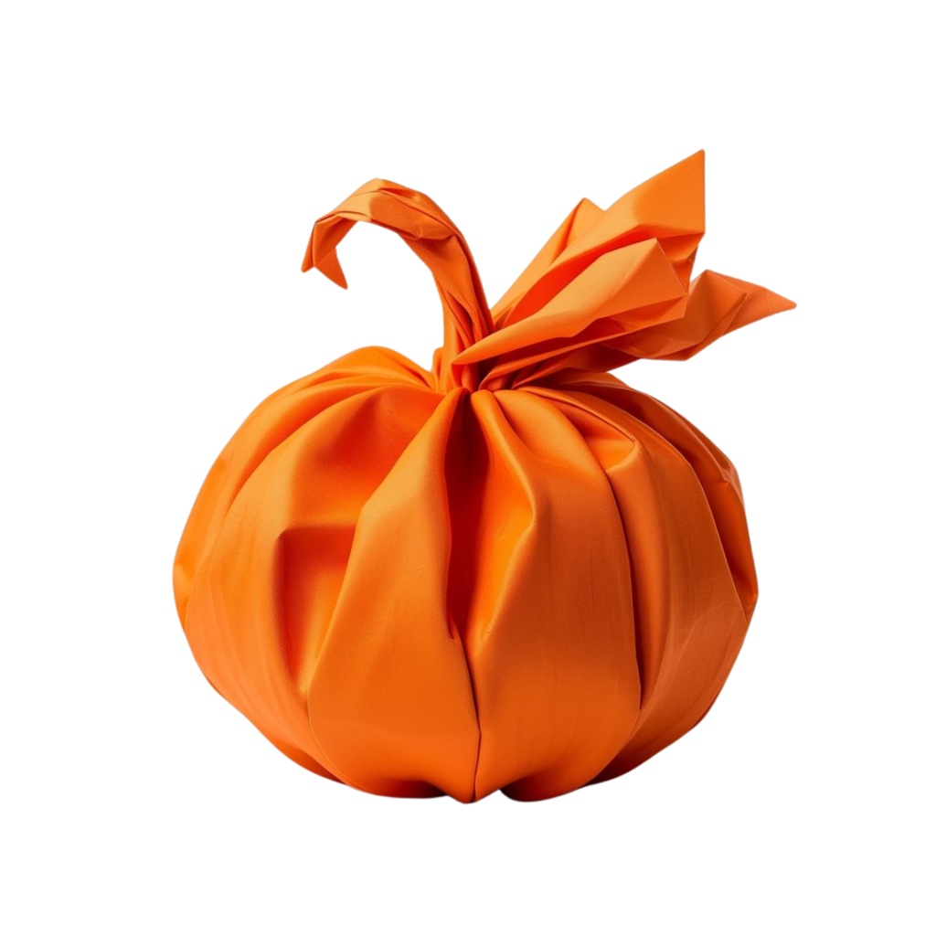 折り紙風かわいいハロウィン クリップアートセット(PNG形式)