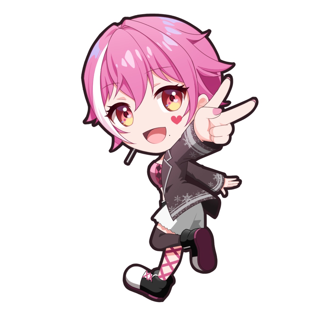 氷凝ゆき　SDアクリルスタンド　活動半年・誕生日記念