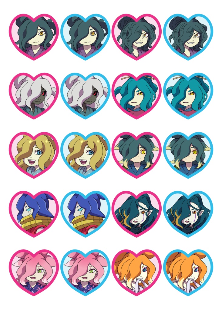 061系妖怪シール