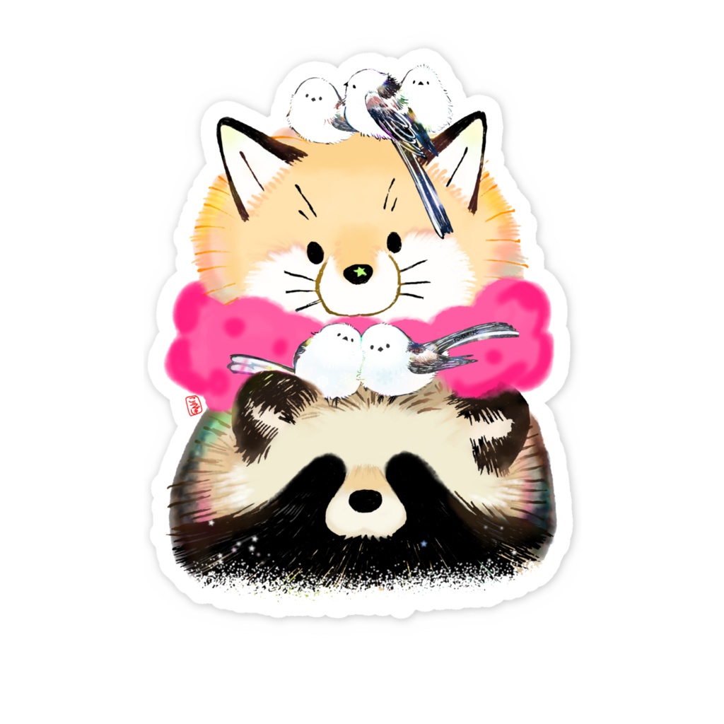 こんぽたスマホステッカー