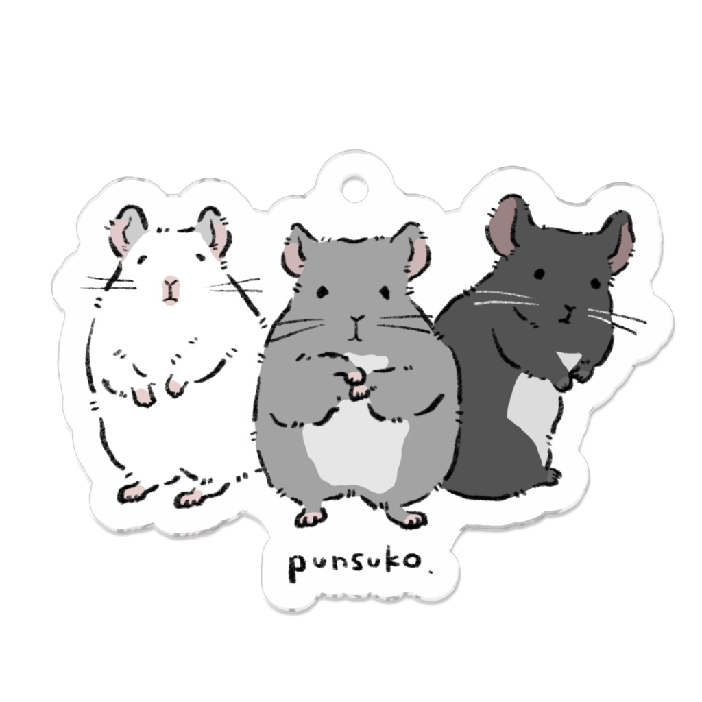 punsuko アクリルキーホルダー 全4種