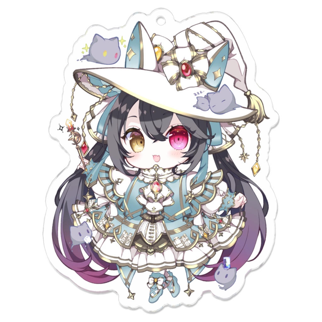 シャルエ♡アクリルキーホルダー(黒)【常設グッズ】
