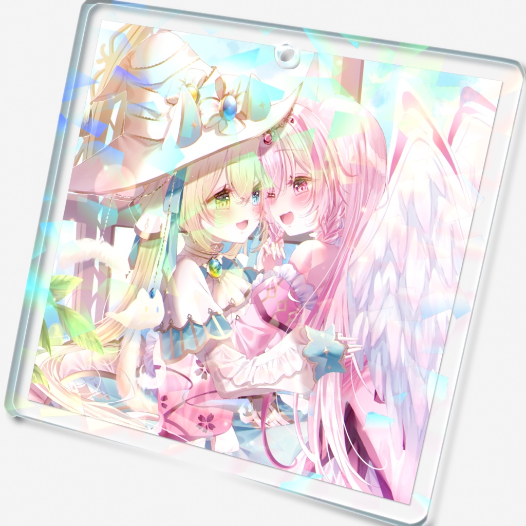 【期間限定/3月1日まで】ホログラムアクリルキーホルダー【シャルフェネ】