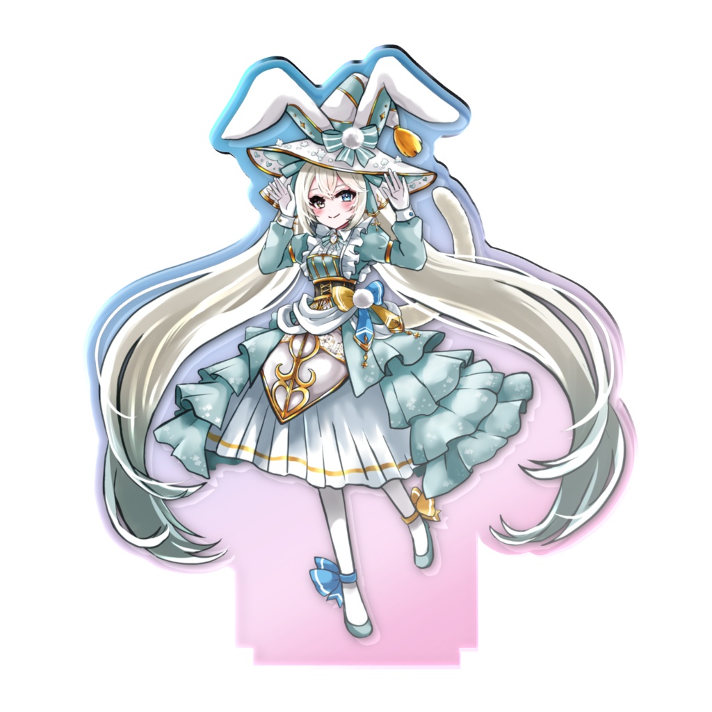 【Love it Rabbit】オーロラアクリルスタンドA【常設グッズ】