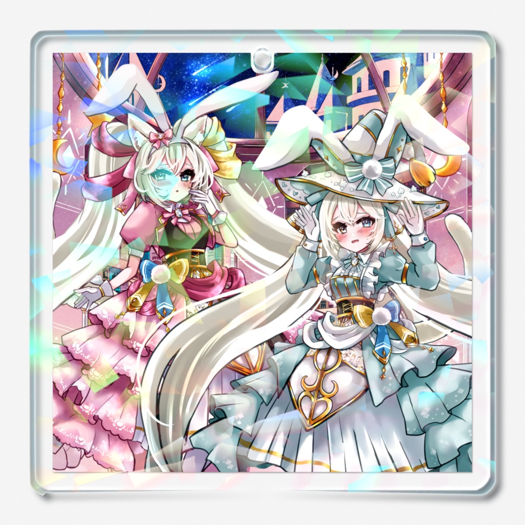 【Love it Rabbit】ホログラムアクキー【常設グッズ】