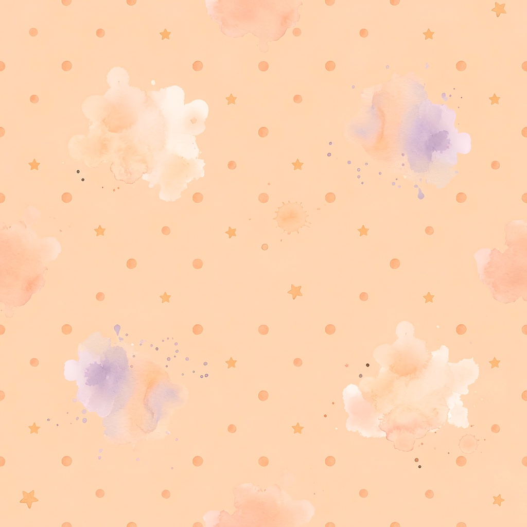 【デジタルペーパー】黒猫と水彩ペイント / ふんわりパステルハロウィン素材 5 枚セット|商用利用可・高解像度PNG