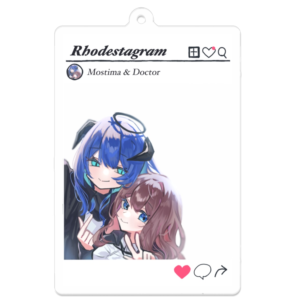 モス博インスタ風アクキー