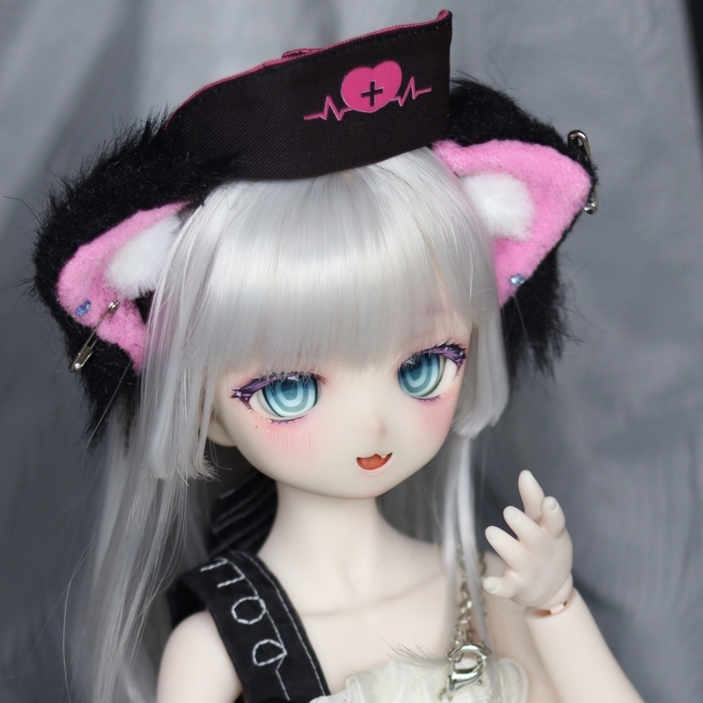 【9月】限定 病院猫 MDD/DD ドール用 しっぽ 耳