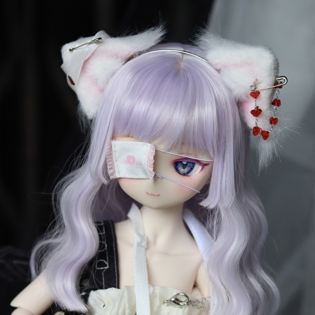 【9月】限定 病院猫 MDD/DD ドール用 しっぽ 耳