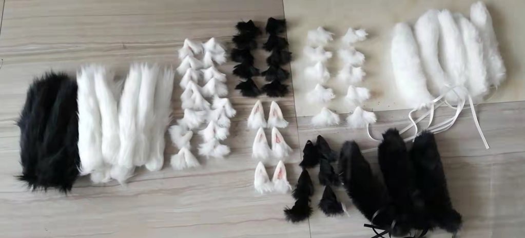 【第3回準備中】MDD/DD ネコ ウサギ キツネ オオカミ ミミとしっぽ セット