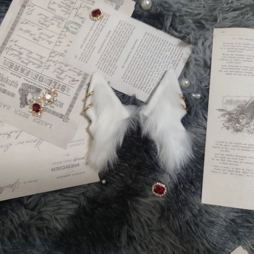 【9月出荷中】MDD/DD オオカミ ミミとしっぽ セット