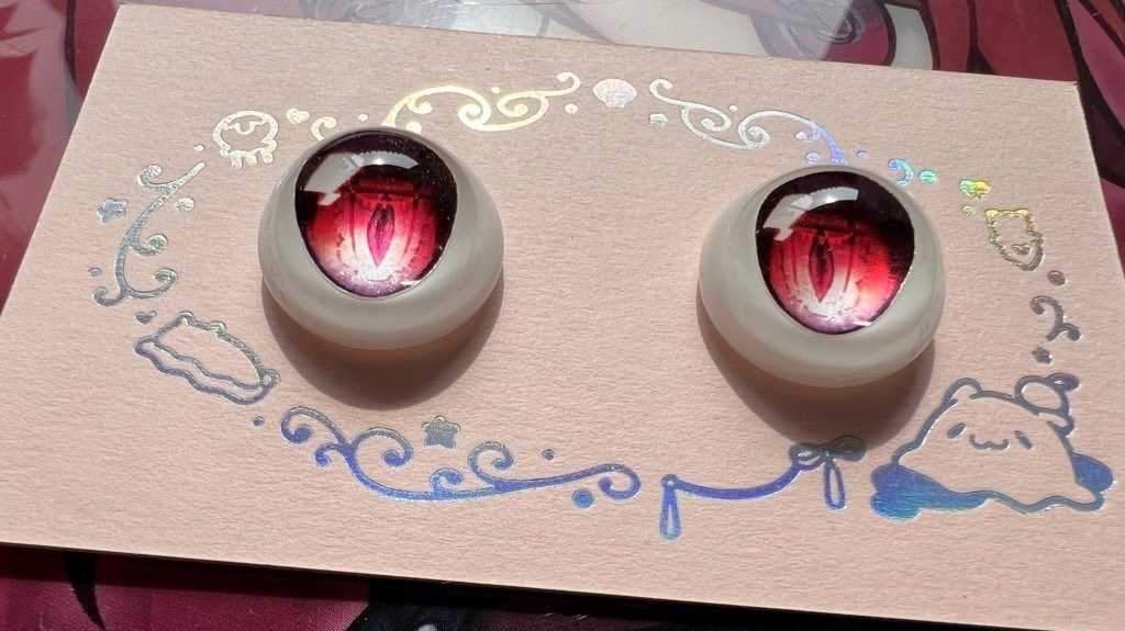 【MITAN】レジンアイ22mm 追視タイプ【妖狐】