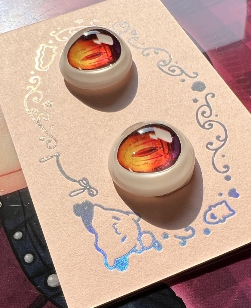 【MITAN】レジンアイ22mm 追視タイプ【妖狐】