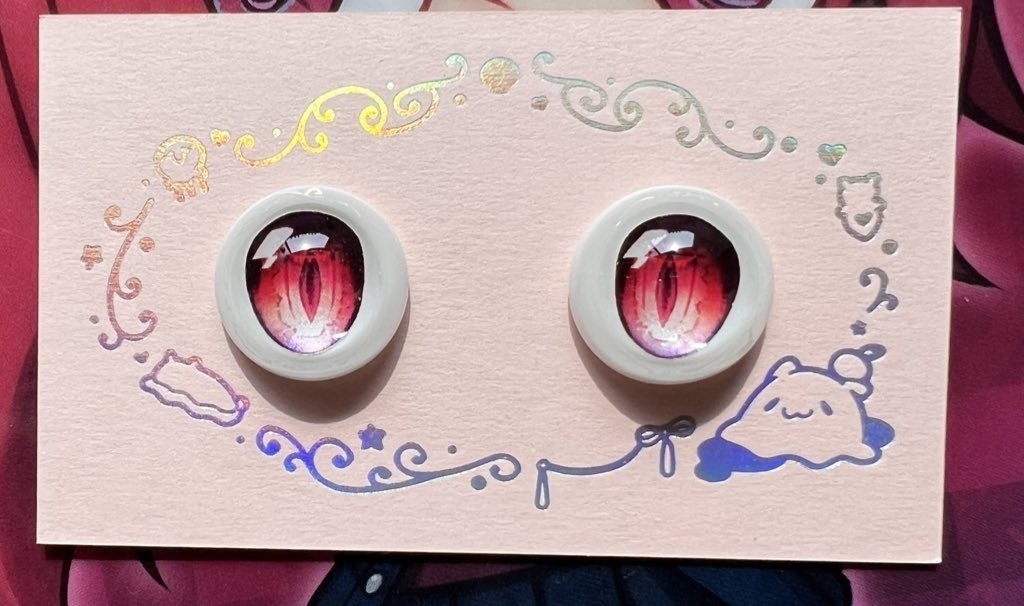 【MITAN】レジンアイ22mm 追視タイプ【妖狐】