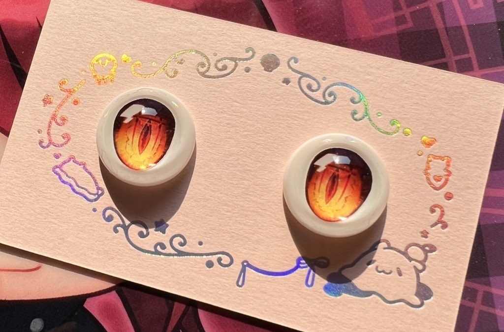 【MITAN】レジンアイ22mm 追視タイプ【妖狐】