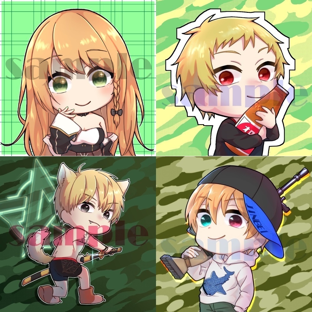 デフォルメイラストの作成