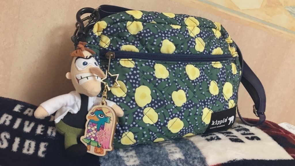 アマビエ風ペリー&ドゥーフェンシュマーツ博士 ウッドキーホルダー