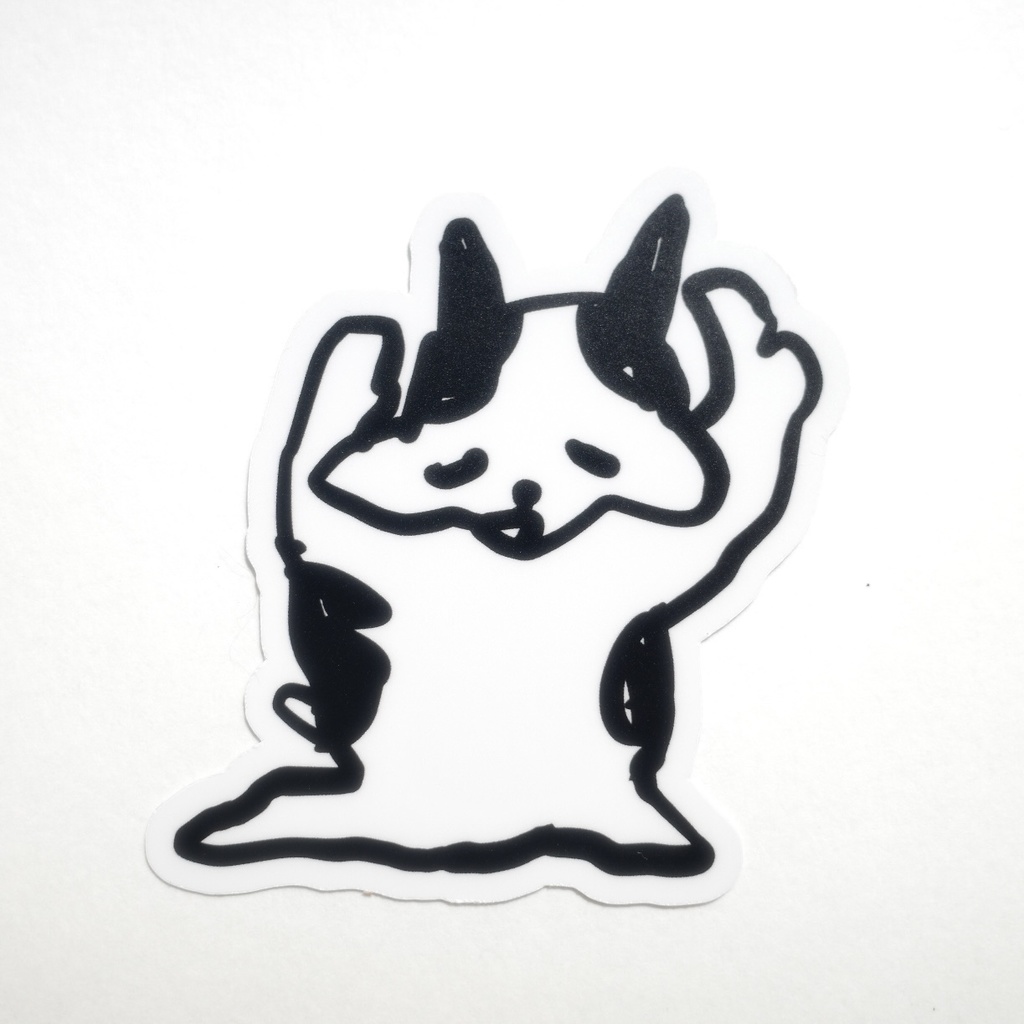 うし　ステッカー