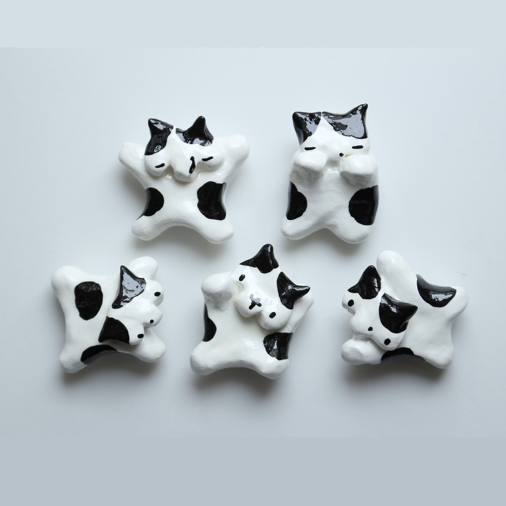 うし　マグネット　5個セット　【04】