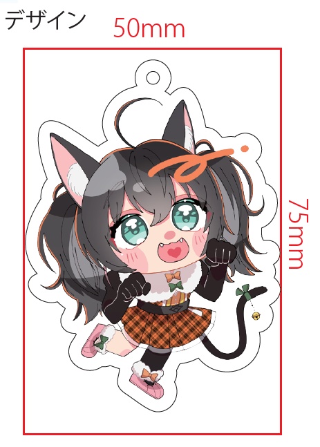 大鳥翠アクリルキーホルダー illust:犬咲みこと