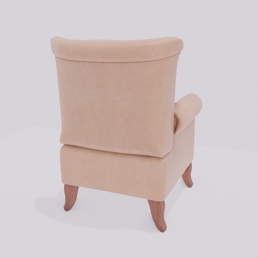 1人掛けソファ キャメル