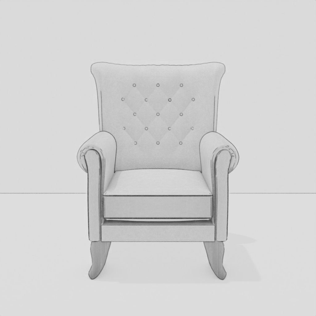 1人掛けソファ キャメル