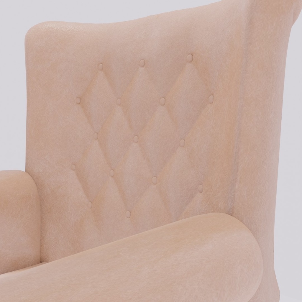 1人掛けソファ キャメル