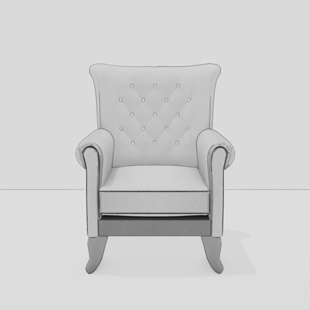 1人掛けソファ 苺