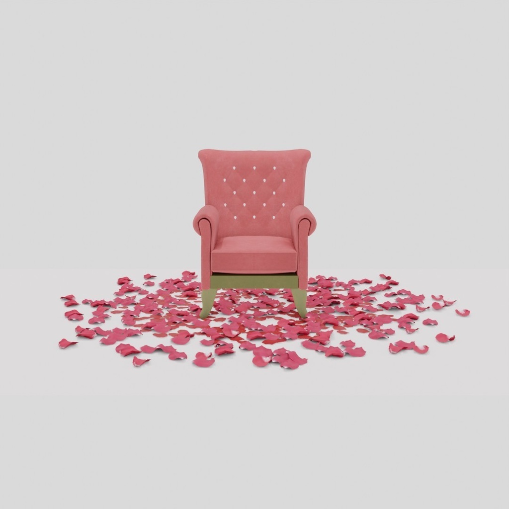 1人掛けソファ 苺