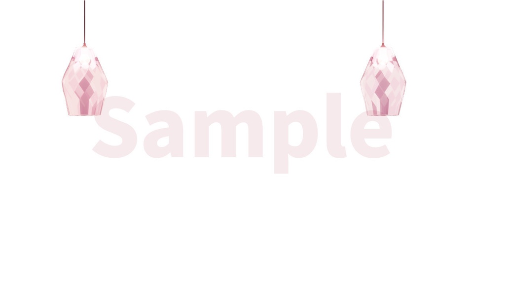 動く配信背景│黄昏ピンクの部屋 全2色 ループ可