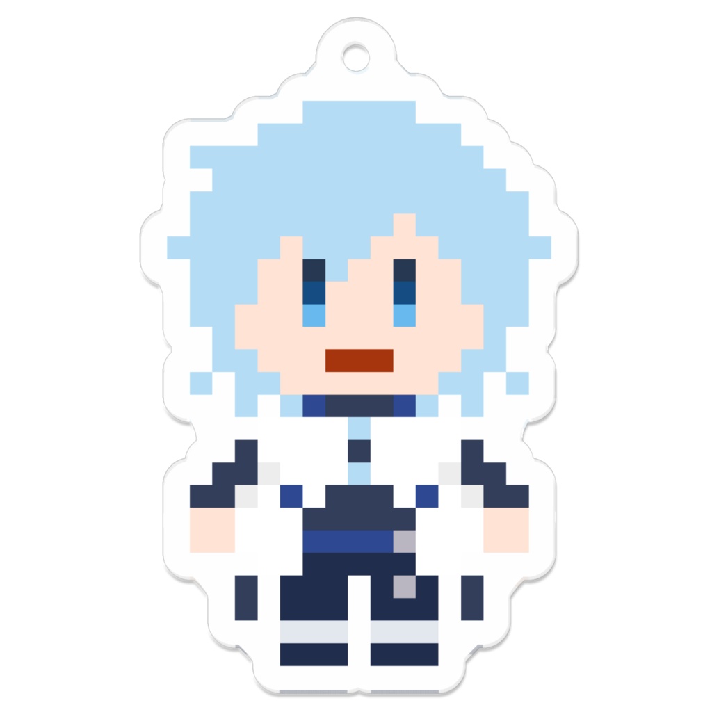 チョコさんのドットアクリルキーホルダーA