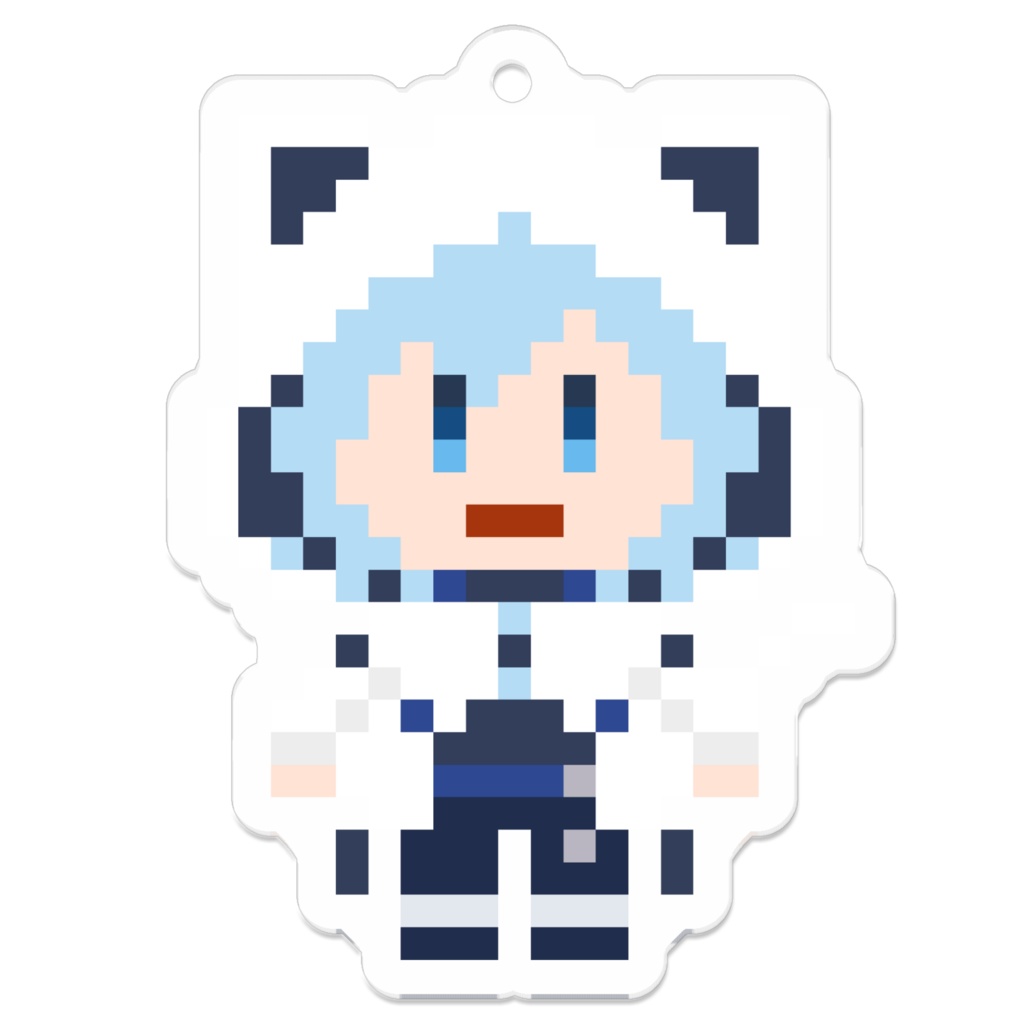 チョコさんのドットアクリルキーホルダーB