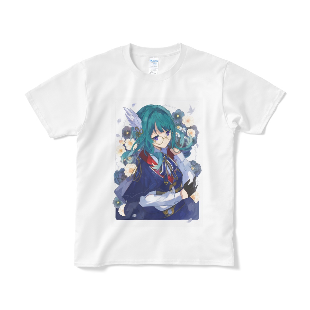 【サイズ展開豊富】Tシャツ -ショート眼鏡-